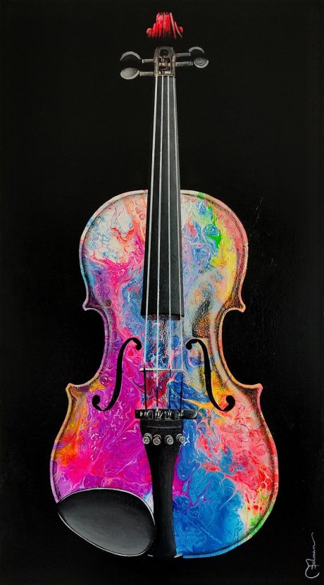 "Stradivarius III" 2022 - 90cm x 50cm