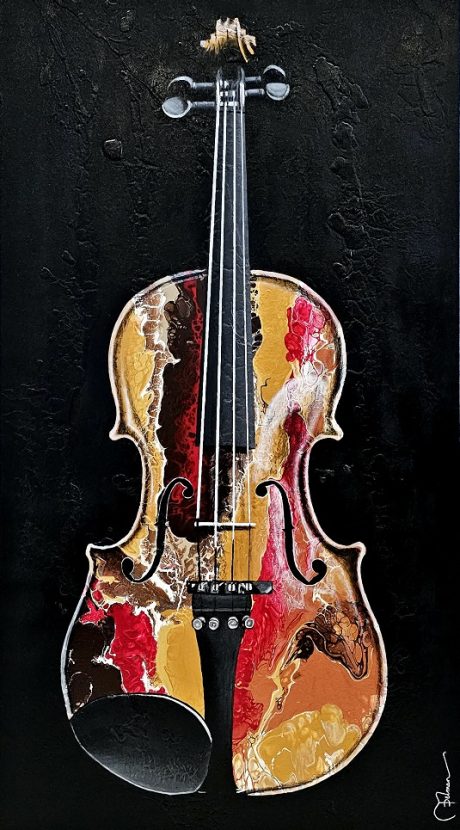 "Stradivarius V" 2023 - 90cm x 50cm