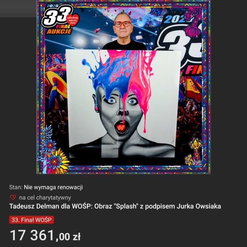 Tadeusz Delman wośp